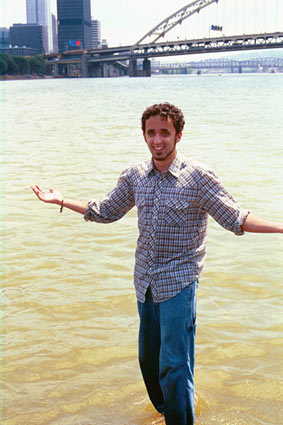 noel hefele walking on water in pittsburgh