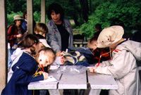kids working on environmental issues